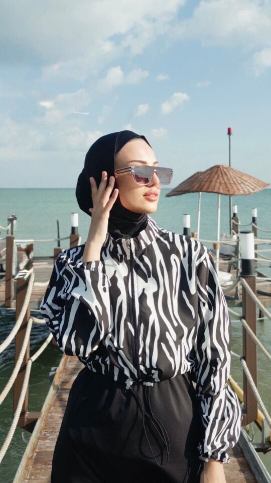 Crop Tam Tesettür Mayo